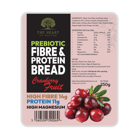 Prebiotic Seeded Slices with Cranberries 12-Pack